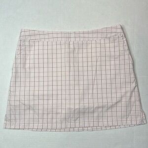 Adidas Pink Plaid Skirt
